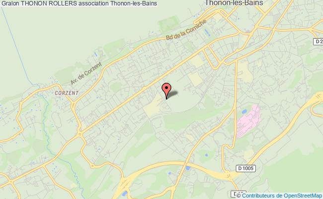 plan association Thonon Rollers Thonon-les-Bains