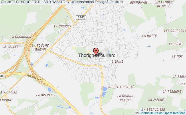 plan association Thorigne Fouillard Basket Club Thorigné-Fouillard
