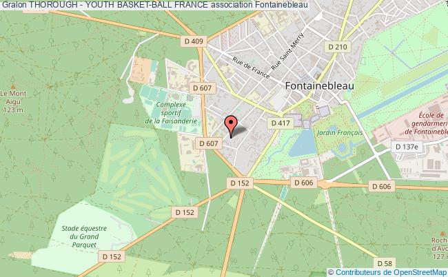 plan association Thorough - Youth Basket-ball France Fontainebleau