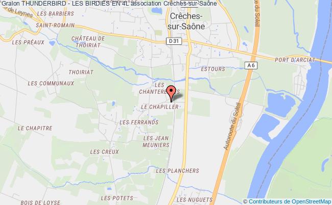 plan association Thunderbird - Les Birdies En 4l Crêches-sur-Saône