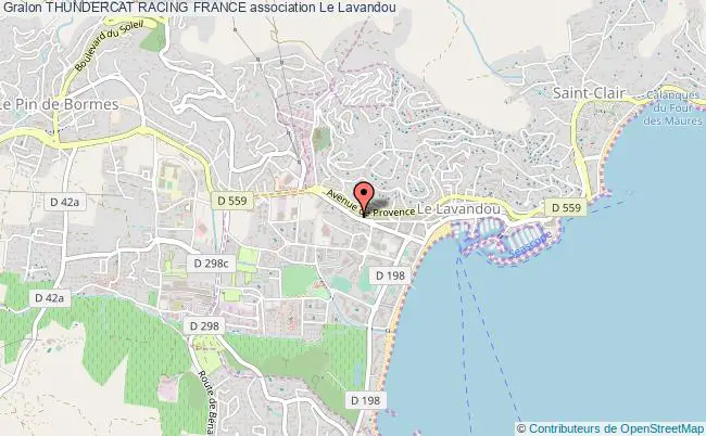 plan association Thundercat Racing France Lavandou