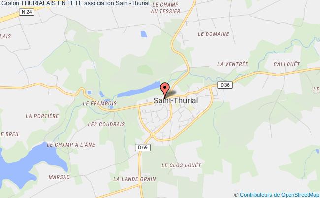 plan association Thurialais En FÊte Saint-Thurial