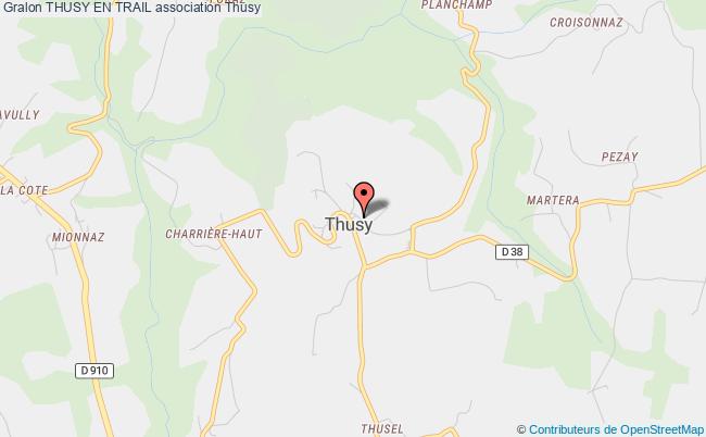 plan association Thusy En Trail Thusy