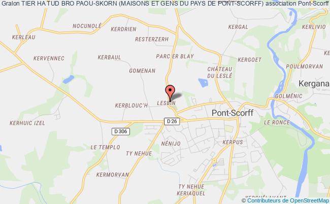 plan association Tier Ha Tud Bro Paou-skorn (maisons Et Gens Du Pays De Pont-scorff) Pont-Scorff