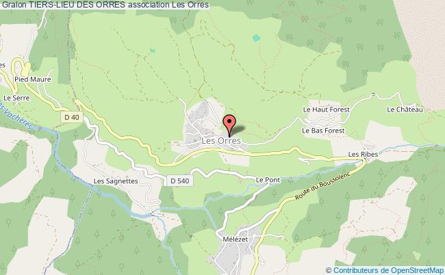 TIERS-LIEU DES ORRES