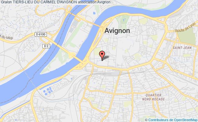 plan association Tiers-lieu Du Carmel D'avignon Avignon