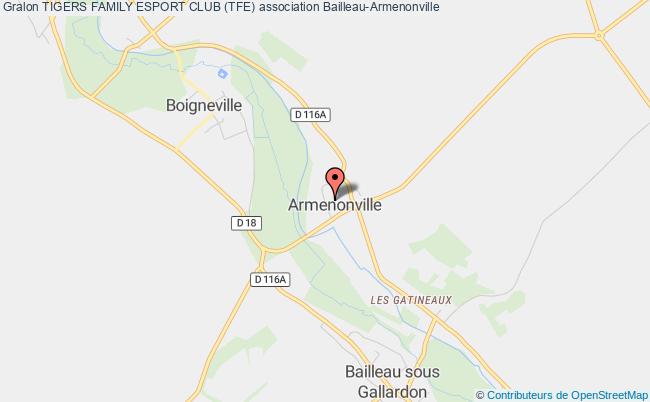 plan association Tigers Family Esport Club (tfe) Bailleau-Armenonville