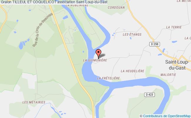plan association Tilleul Et Coquelicot Saint-Loup-du-Gast