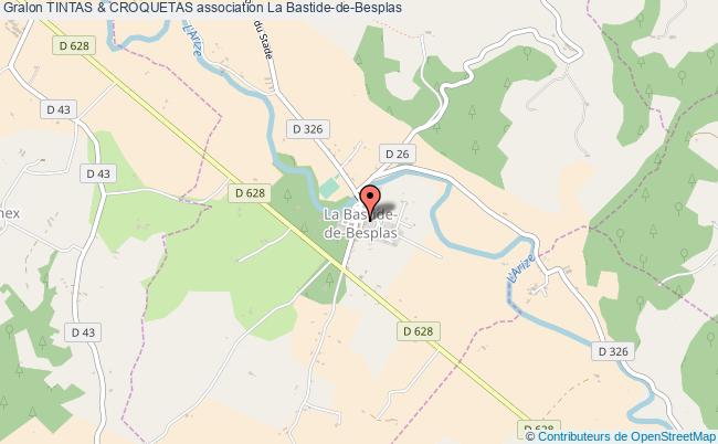plan association Tintas & Croquetas Bastide-de-Besplas