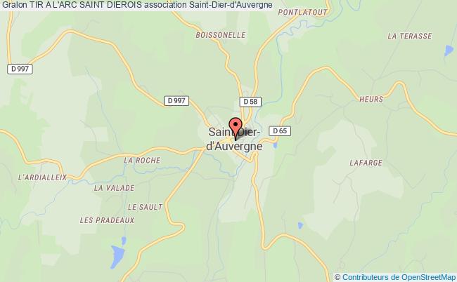 plan association Tir A L'arc Saint Dierois Saint-Dier-d'Auvergne