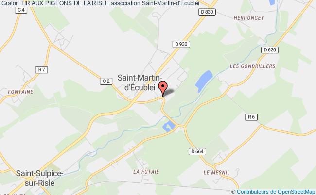 plan association Tir Aux Pigeons De La Risle Saint-Martin-d'Écublei