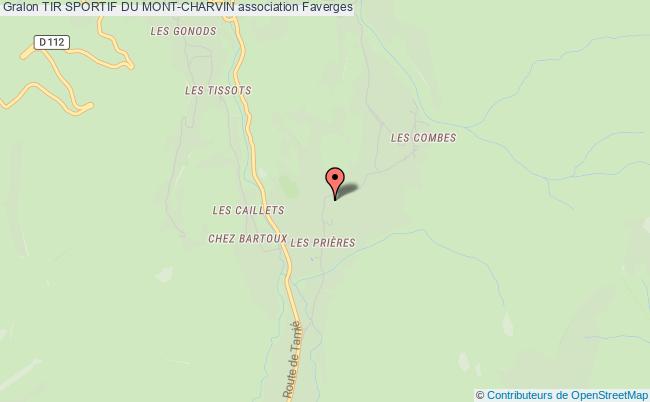 plan association Tir Sportif Du Mont-charvin Faverges-Seythenex