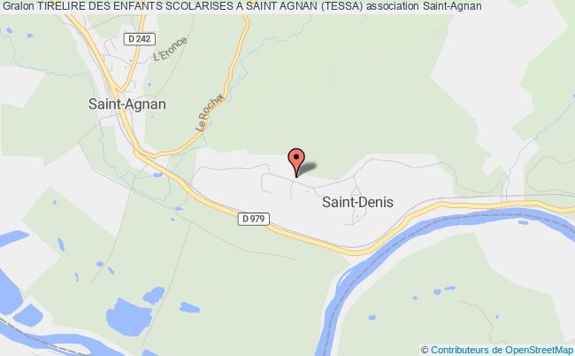 plan association Tirelire Des Enfants Scolarises A Saint Agnan (tessa) Saint-Agnan