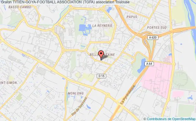 plan association Titien-goya-football Association (tgfa) Toulouse