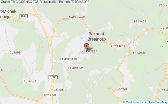 plan association Tmc Cornac Tour Belmont-Bretenoux
