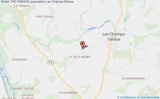 plan association Tnc France Champs-Géraux