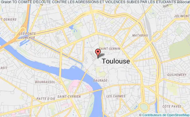 plan association To Comite D'Écoute Contre Les Agressions Et Violences Subies Par Les Etudiants Toulouse