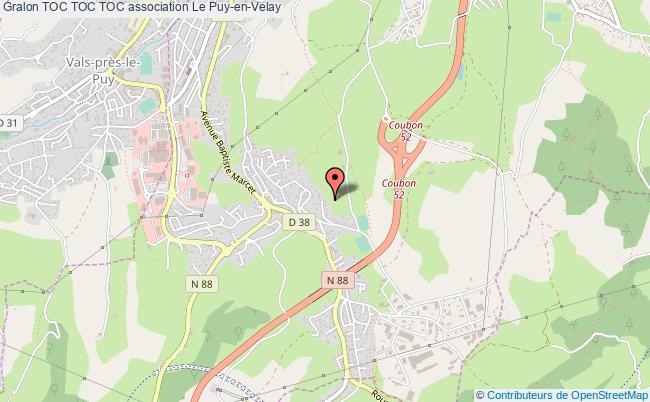 plan association Toc Toc Toc Le Puy-en-Velay