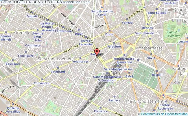 plan association Together Be Volunteers Paris