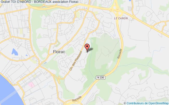 plan association Toi D'abord - Bordeaux Floirac