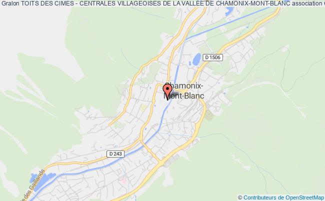 plan association Toits Des Cimes - Centrales Villageoises De La VallÉe De Chamonix-mont-blanc Chamonix-Mont-Blanc