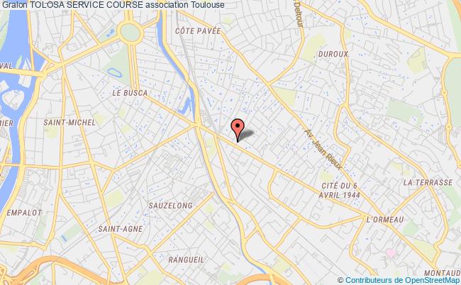 plan association Tolosa Service Course Toulouse