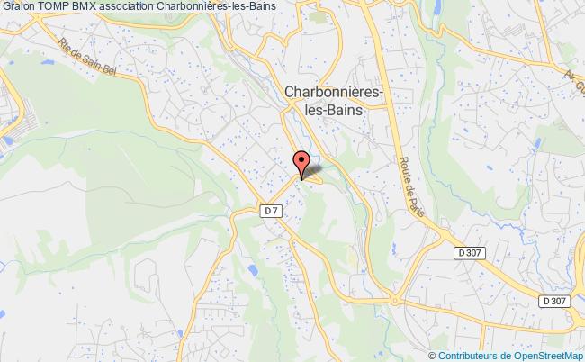 plan association Tomp Bmx Charbonnières-les-Bains