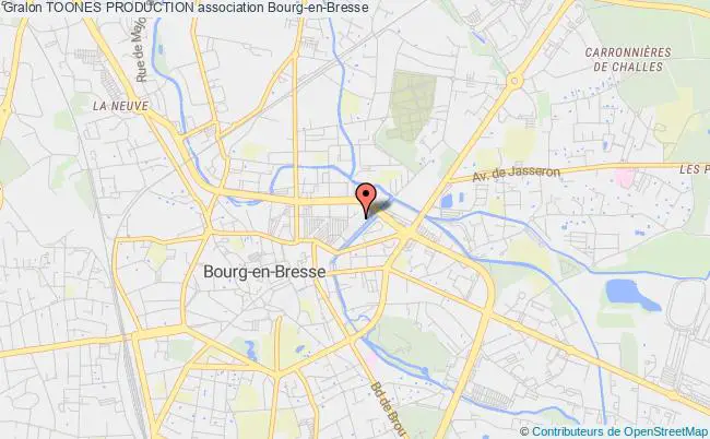 plan association Toones Production Bourg-en-Bresse