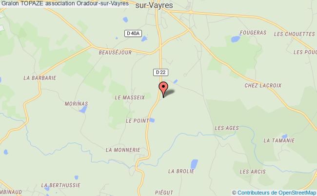 plan association Topaze Oradour-sur-Vayres