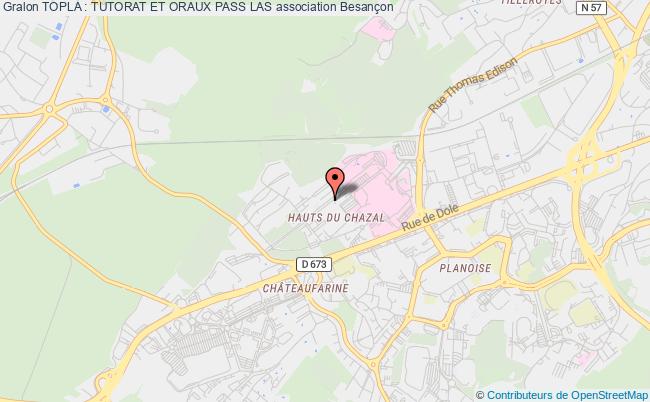 plan association Topla : Tutorat Et Oraux Pass Las Besançon