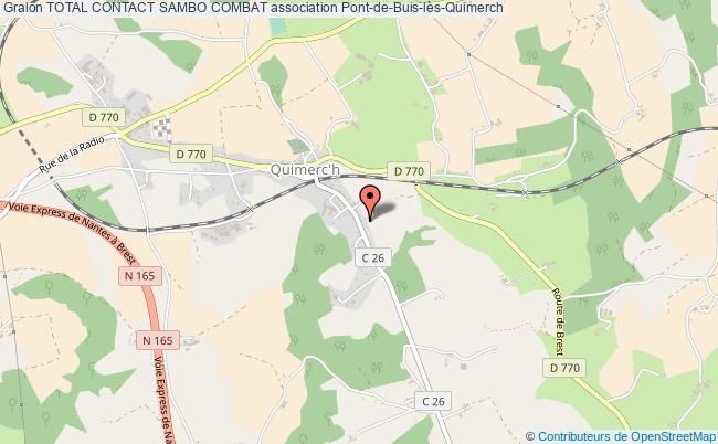 plan association Total Contact Sambo Combat Pont-de-Buis-lès-Quimerch