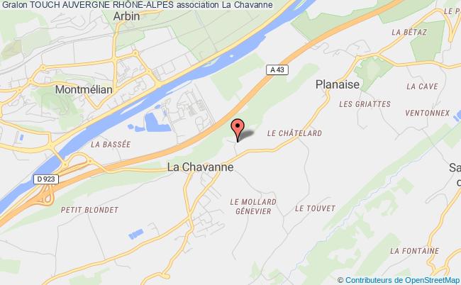 plan association Touch Auvergne RhÔne-alpes Chavanne