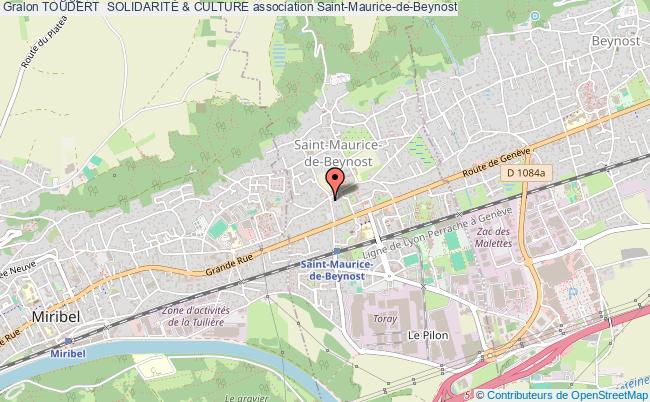 plan association Toudert  SolidaritÉ & Culture Saint-Maurice-de-Beynost