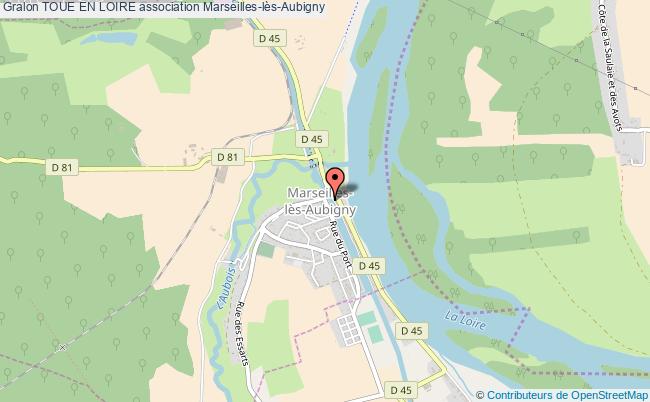plan association Toue En Loire Marseilles-lès-Aubigny