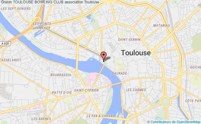plan association Toulouse Bowling Club Toulouse