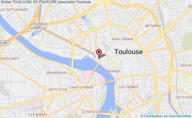 plan association Toulouse En Choeurs Toulouse