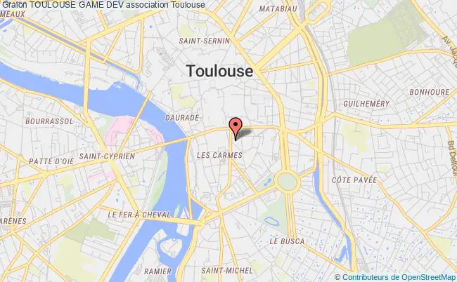 plan association Toulouse Game Dev Toulouse