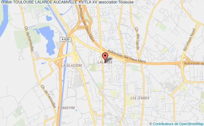 plan association Toulouse Lalande Aucamville Xv/tla Xv Toulouse