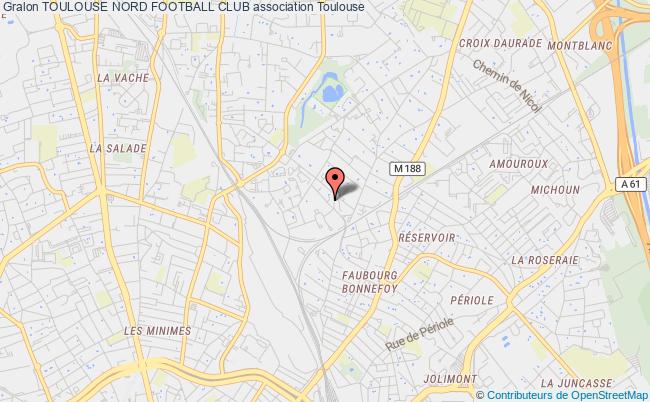 plan association Toulouse Nord Football Club Toulouse