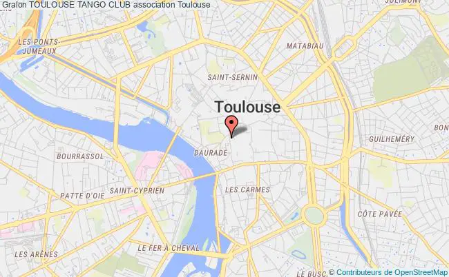 plan association Toulouse Tango Club Toulouse