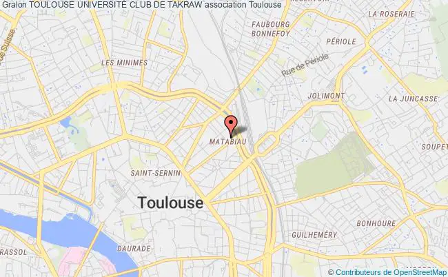 plan association Toulouse UniversitÉ Club De Takraw Toulouse