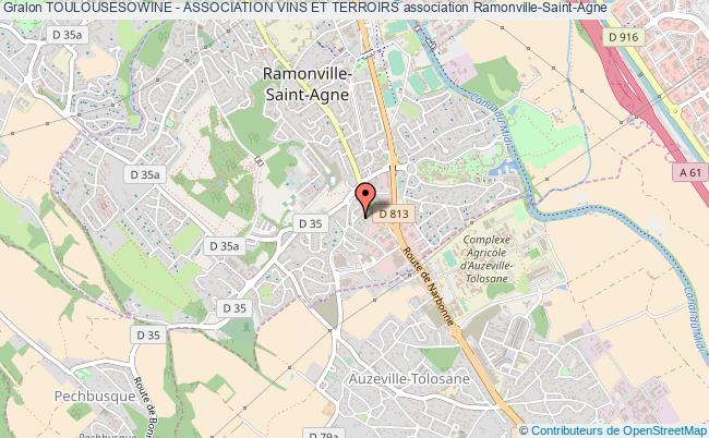 plan association Toulousesowine - Association Vins Et Terroirs Ramonville-Saint-Agne