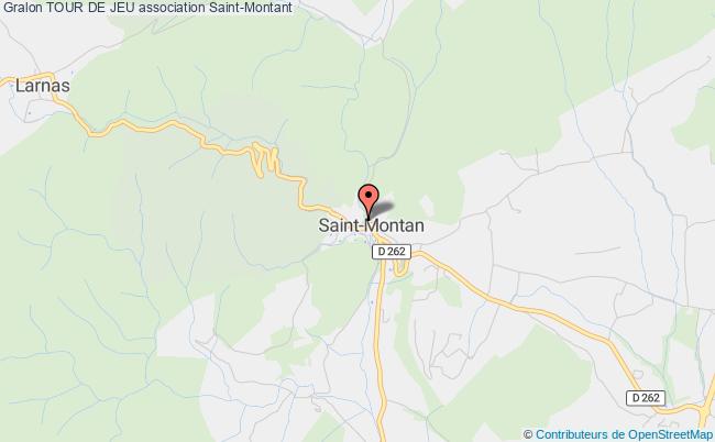 plan association Tour De Jeu Saint-Montan