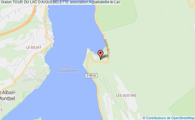 plan association Tour Du Lac D'aiguebelette Aiguebelette-le-Lac