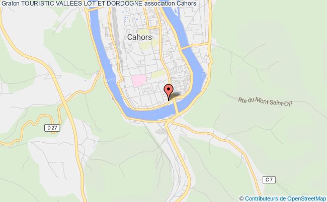 plan association Touristic VallÉes Lot Et Dordogne Cahors