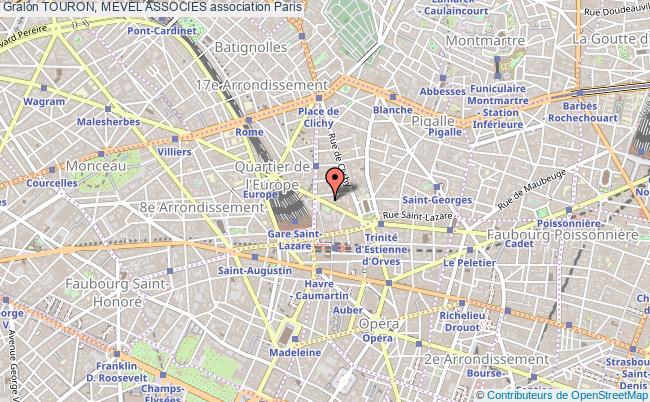 plan association Touron, Mevel Associes Paris