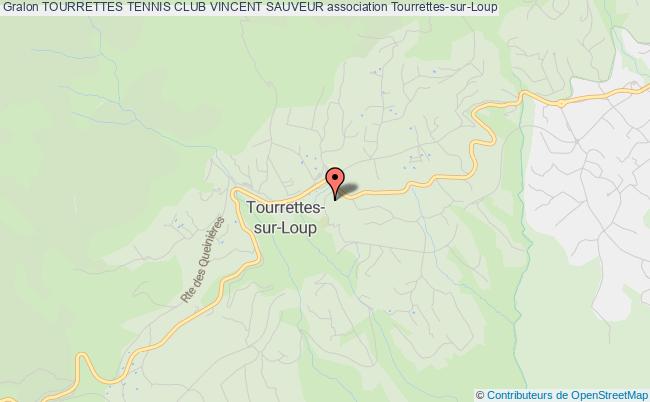 plan association Tourrettes Tennis Club Vincent Sauveur Tourrettes-sur-Loup