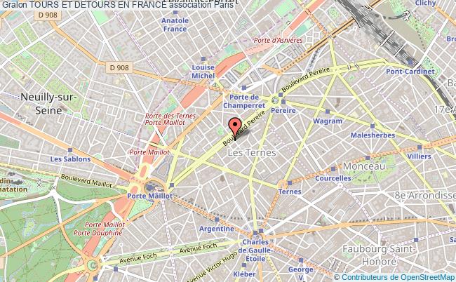 plan association Tours Et Detours En France Paris