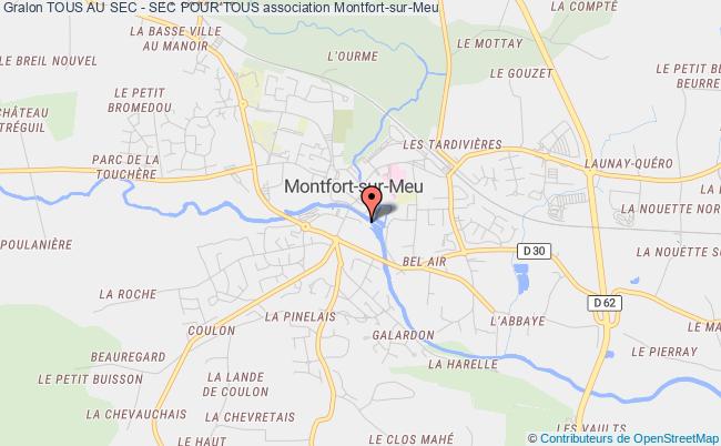 plan association Tous Au Sec - Sec Pour Tous Montfort-sur-Meu