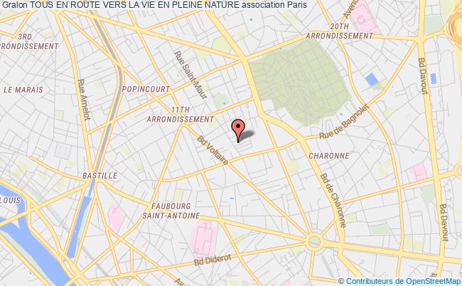 plan association Tous En Route Vers La Vie En Pleine Nature Paris